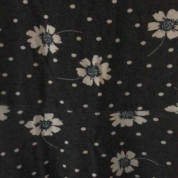 Floral and polka dot print baby doll grunge dress - Picture 3 of 6